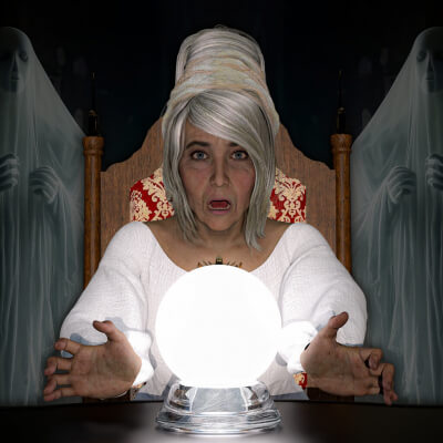 Gypsy Fortune Teller 3D Wallpaper