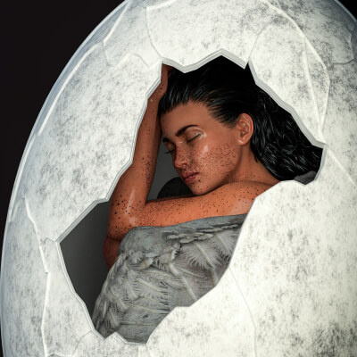 The Birth of an Angel 3D Wallpaper