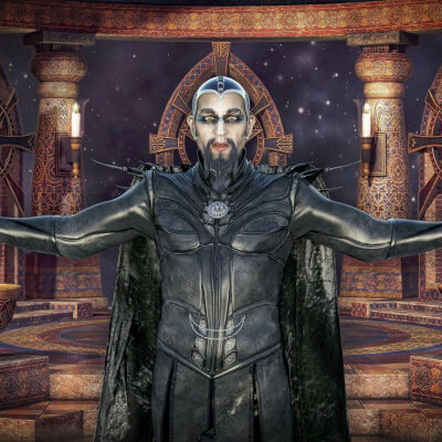 The Dark Wizard 3D Wallpaper
