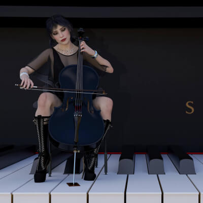 Wednesdays Child 3D Wallpaper