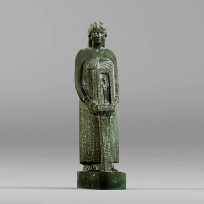 001647 Ancient Egyptian Priest 3D Scanned Statue