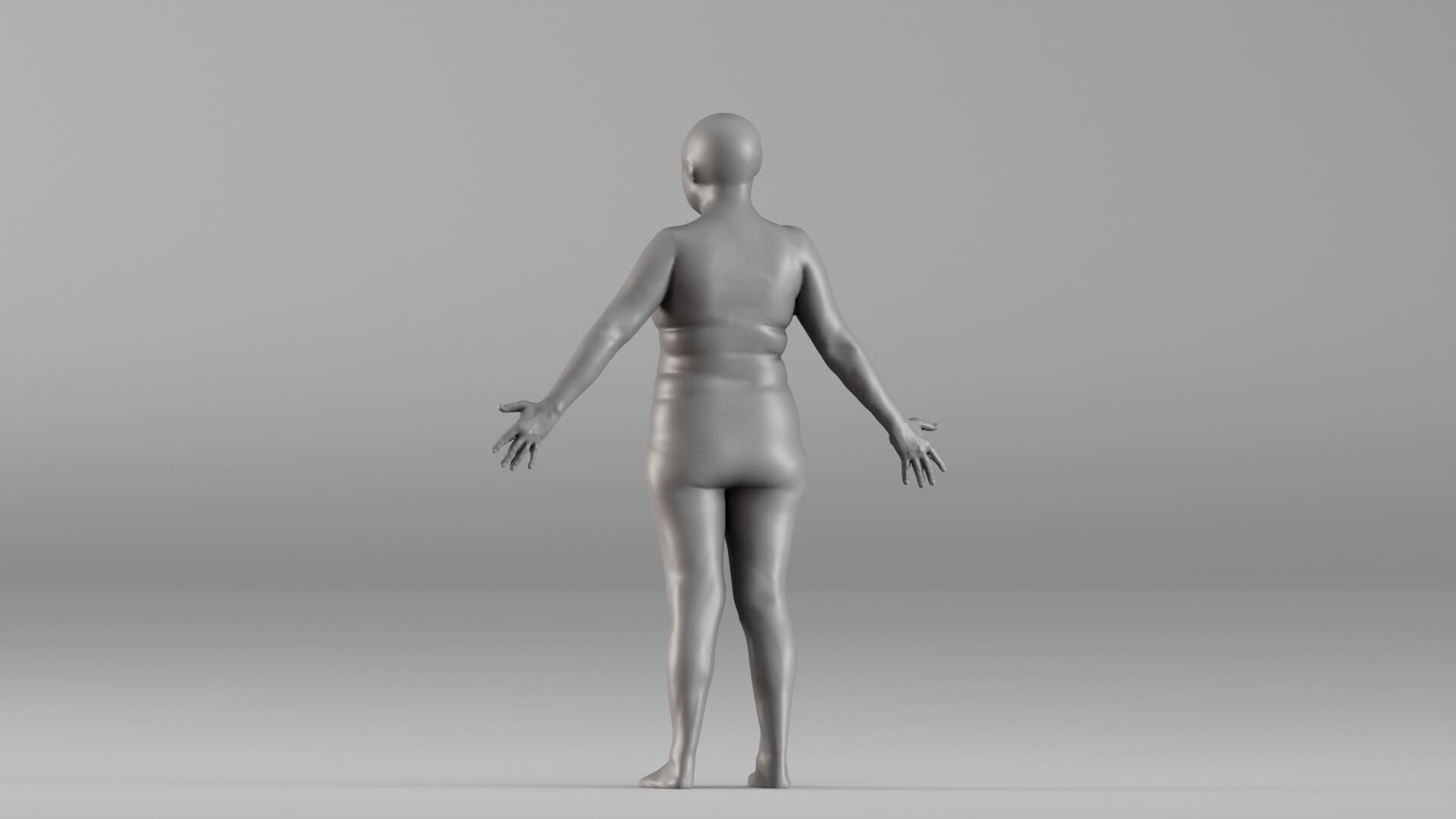 001664 Realistic Female Full-Body 3D Model by 3DFarm
