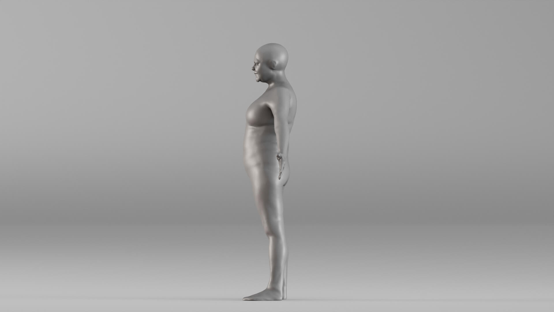 001664 Realistic Female Full-Body 3D Model by 3DFarm