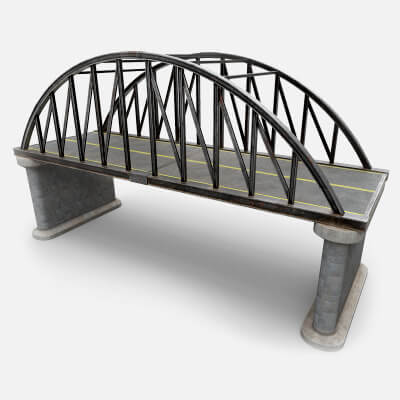 Old Iron Bridge 3D Model