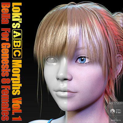 ABC Morphs 1 Bella for Genesis 8 Females