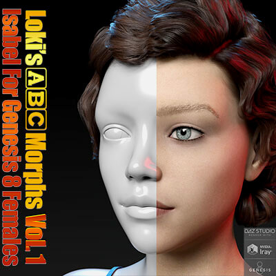 ABC Morphs 1 Isabel for Genesis 8 Females