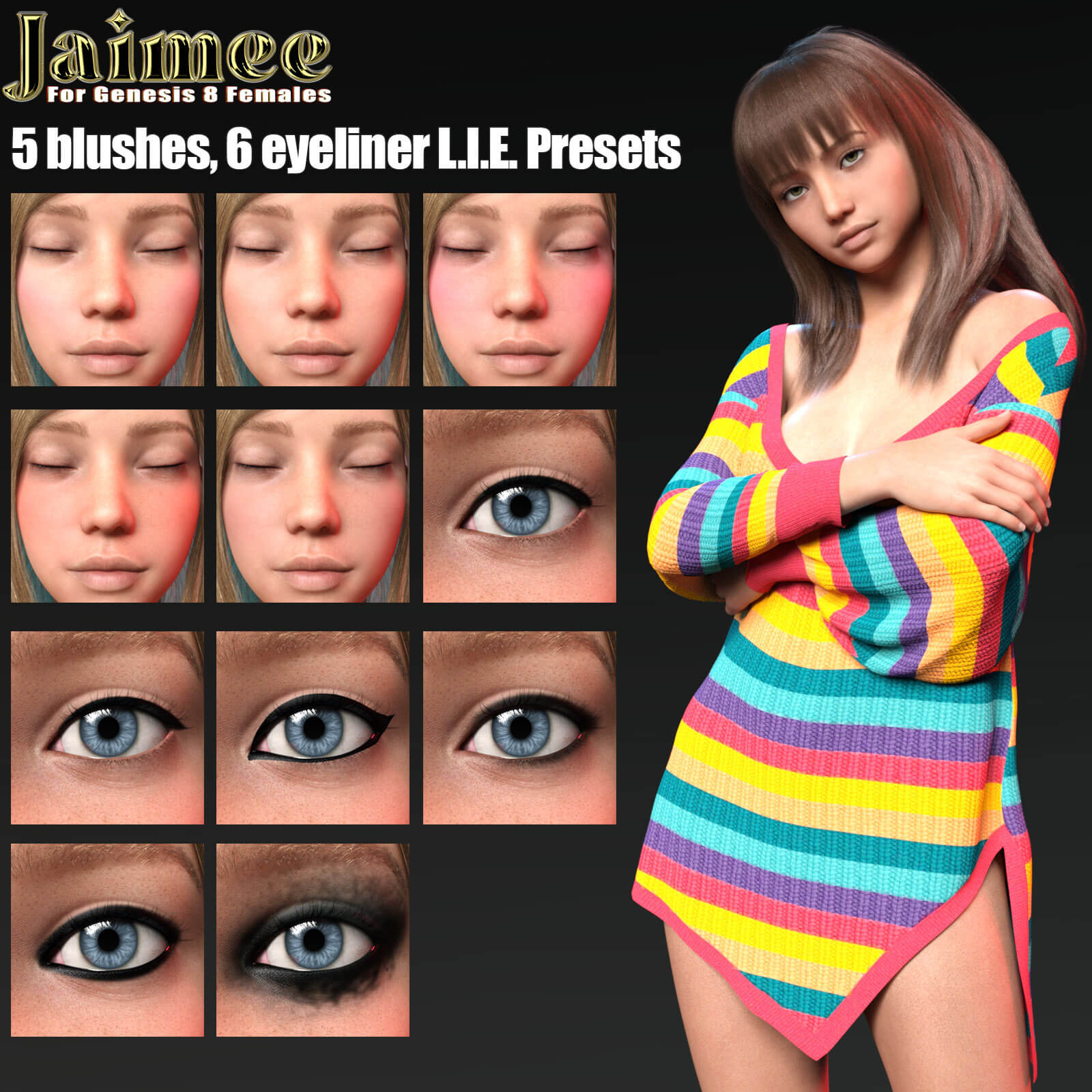 Jaimee for Genesis 8 Females Daz Content
