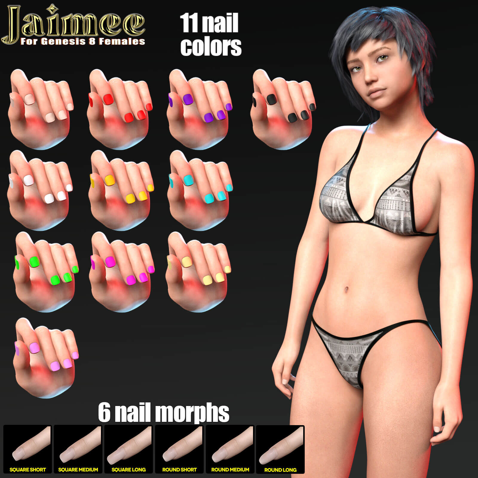 Jaimee for Genesis 8 Females Daz Content