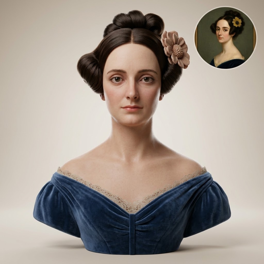 Ada Lovelace 3D Printable 3D Model