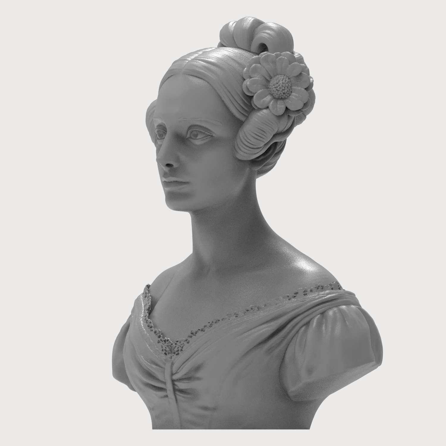 Ada Lovelace 3D Printable 3D Model