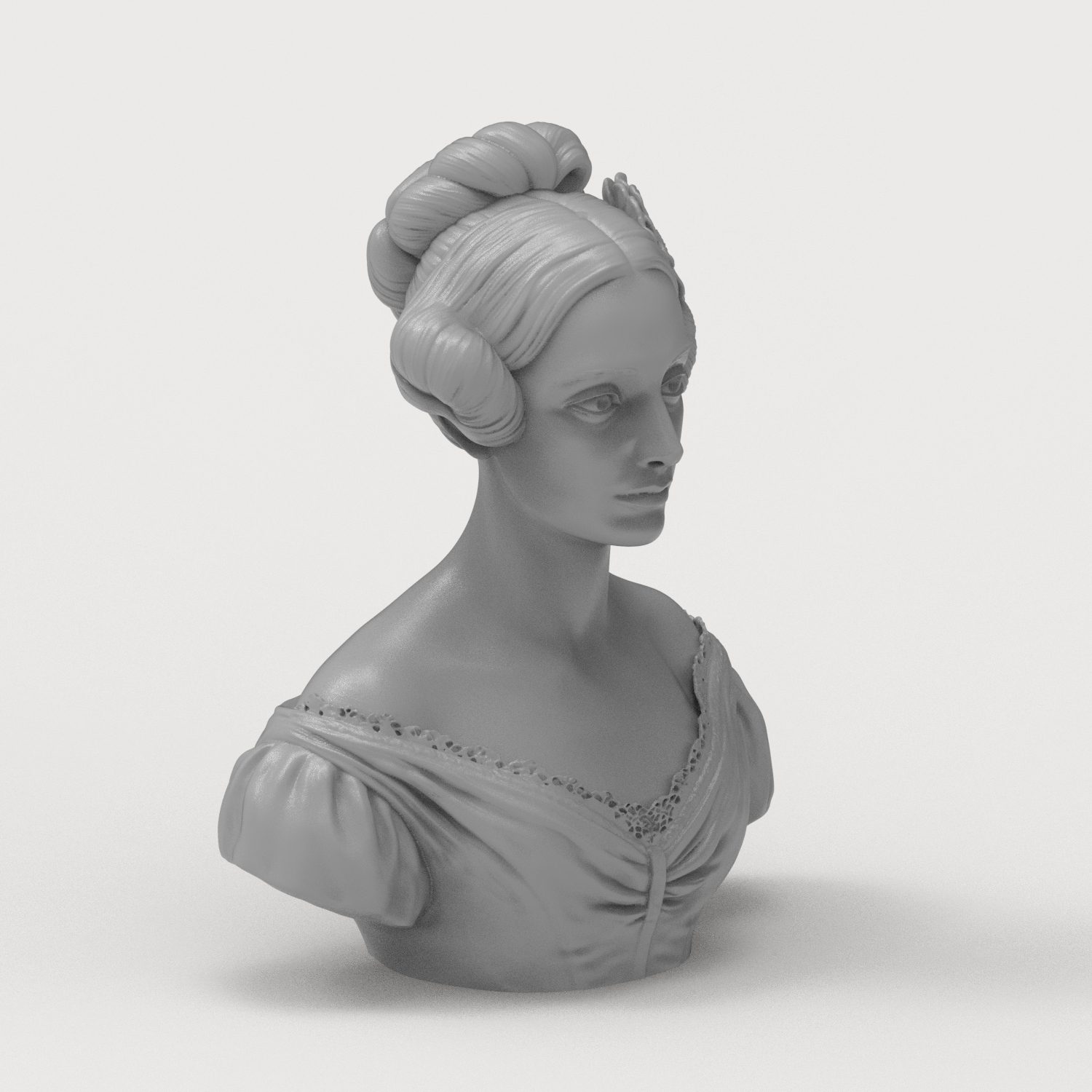 Ada Lovelace 3D Printable 3D Model