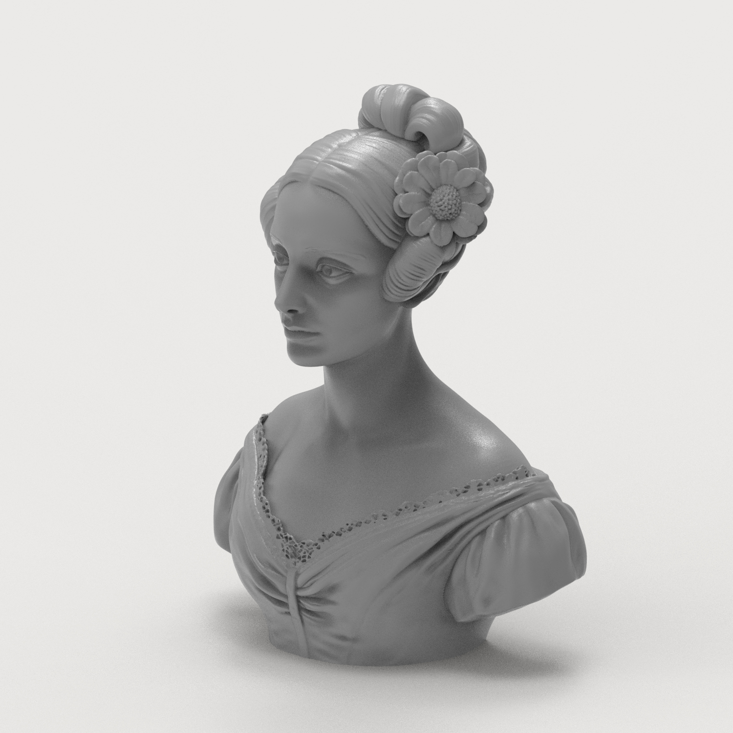 Ada Lovelace 3D Printable 3D Model