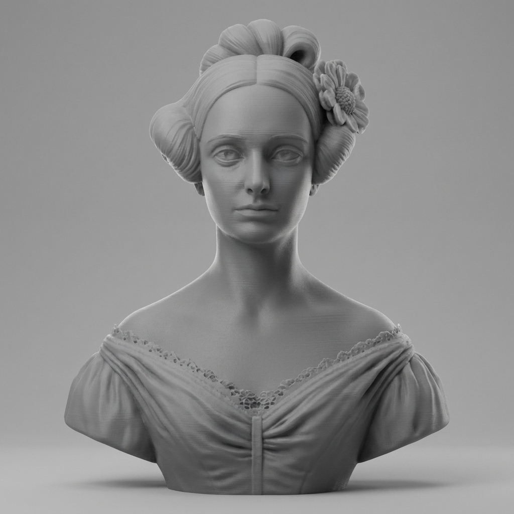 Ada Lovelace 3D Printable 3D Model