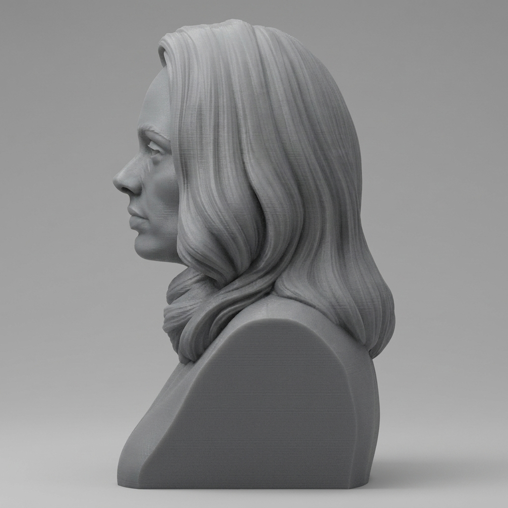 Adele 3D Printable Bust 3D Model