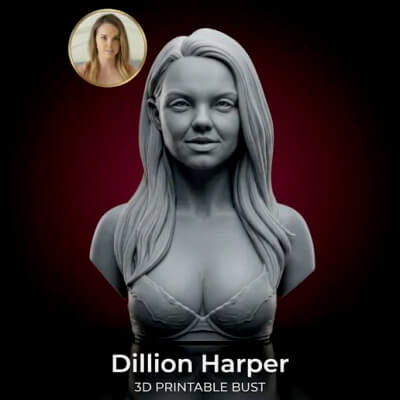 Adult Star Dillion Harper Bust