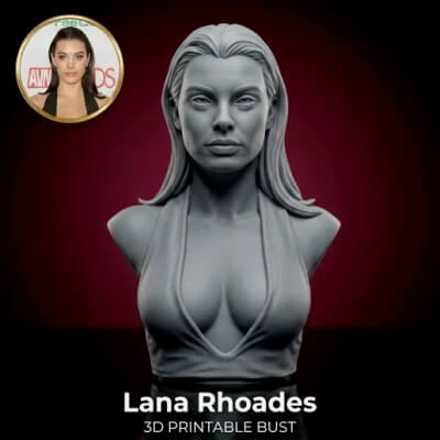 Adult Star Lana Rhoades Bust