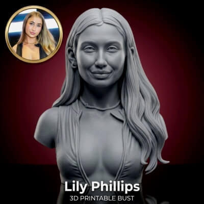 Adult Star Lily Phillips Bust