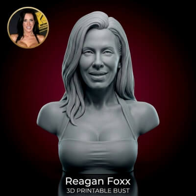 Adult Star Reagan Foxx Bust