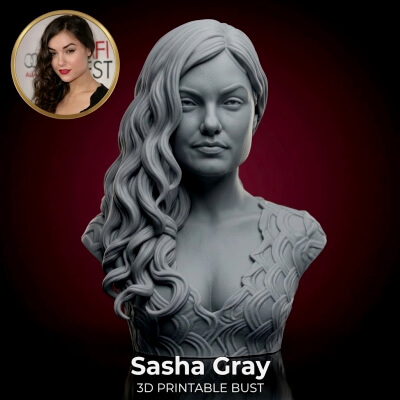 Adult Star Sasha Gray Bust