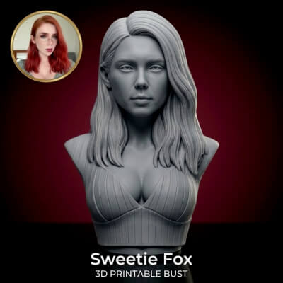 Adult Star Sweetie Fox Bust