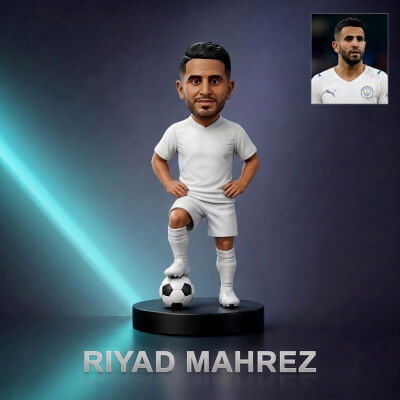 Riyad Mahrez 3D Printable Figurine