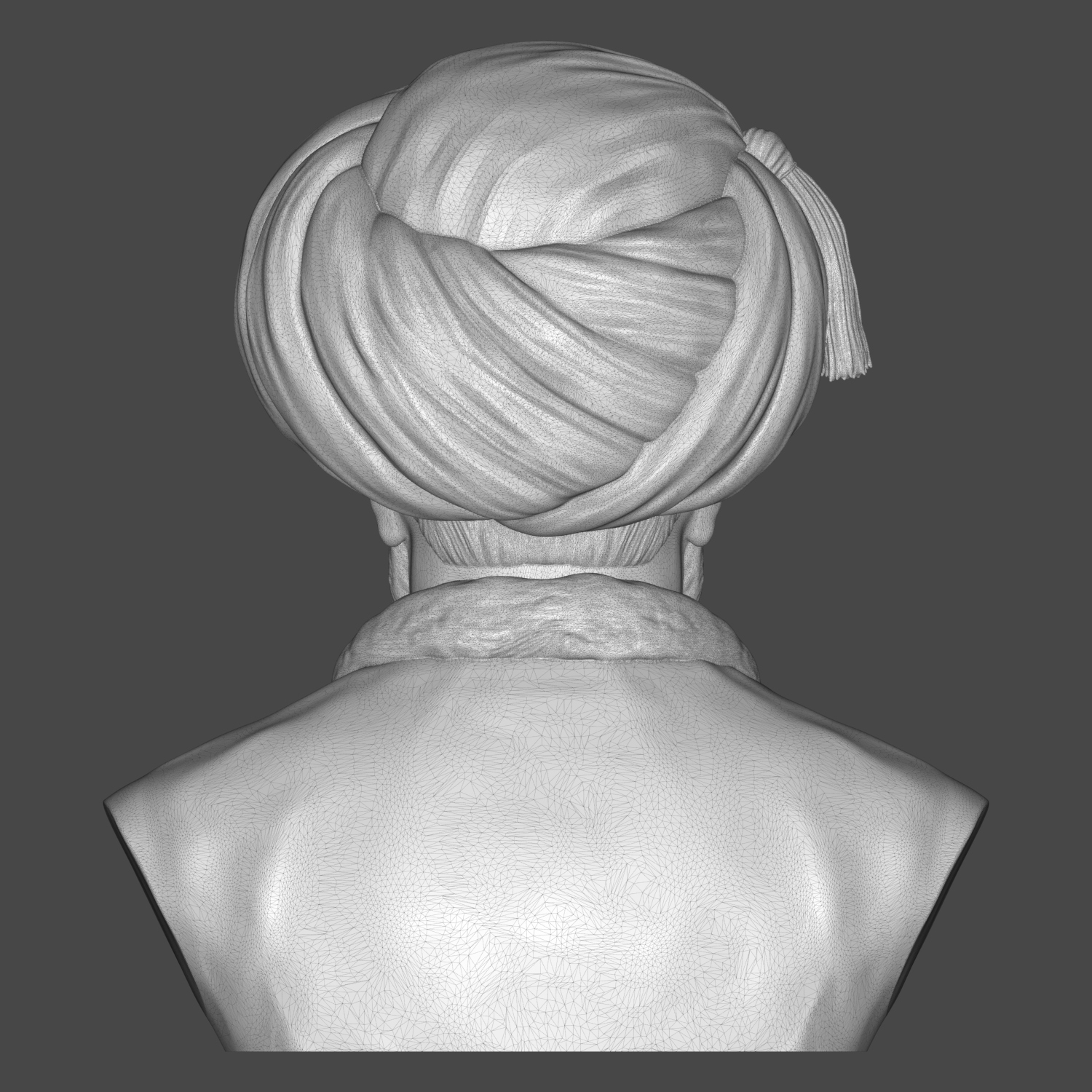 Al-Ghazali Islamic Scholar 3D Printable Bust 3D Model