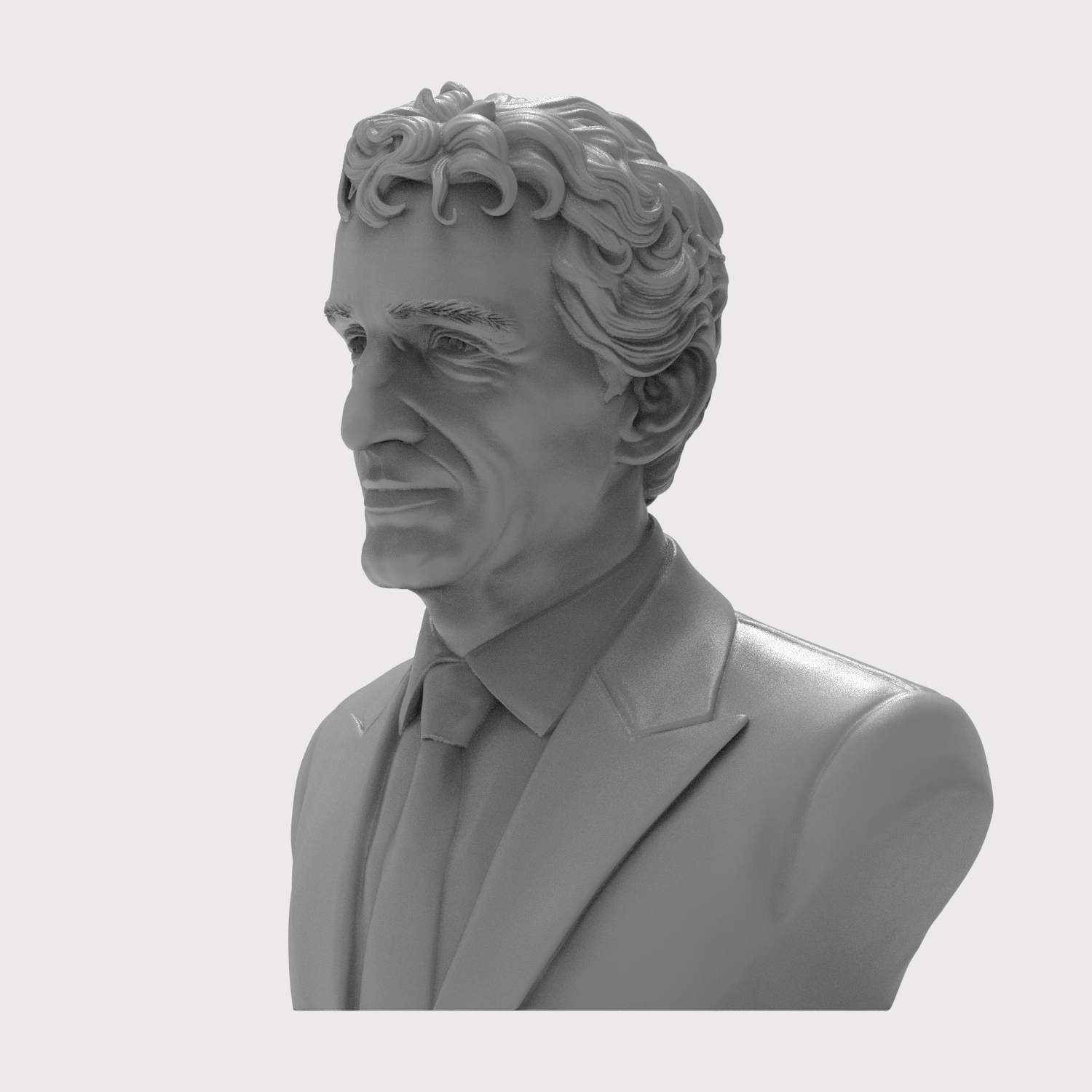 Alain Prost 3D Printable Bust 3D Model