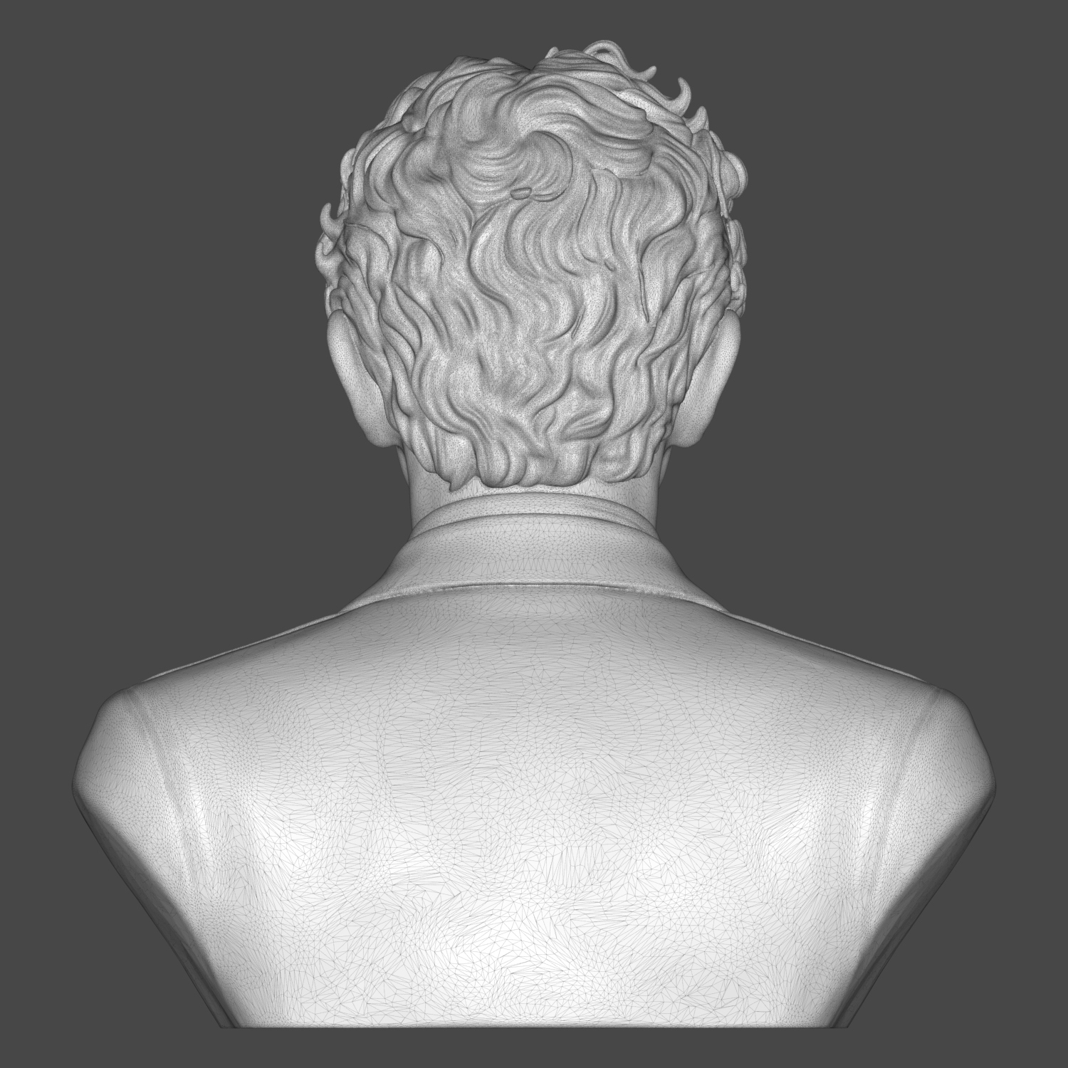 Alain Prost 3D Printable Bust 3D Model