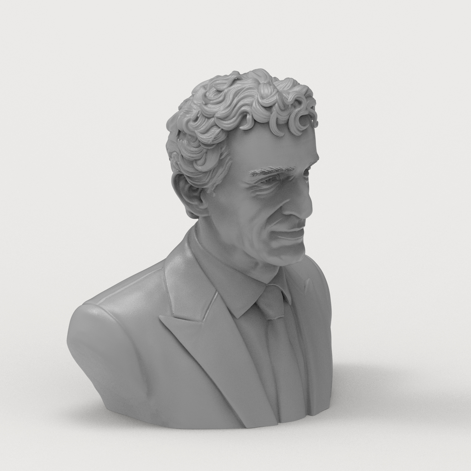 Alain Prost 3D Printable Bust 3D Model