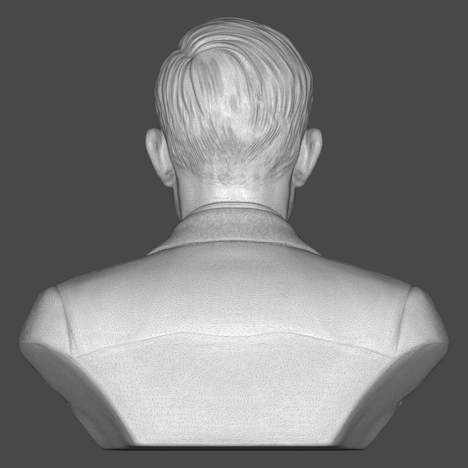 Alan Turing 3D Printable Bust 3D Model