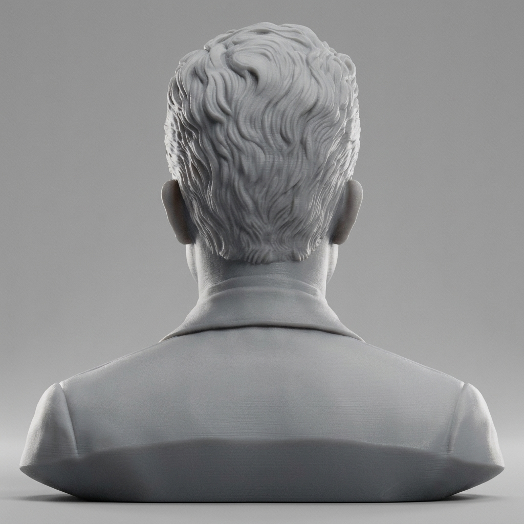 Albert Camus 3D Printable Bust 3D Model