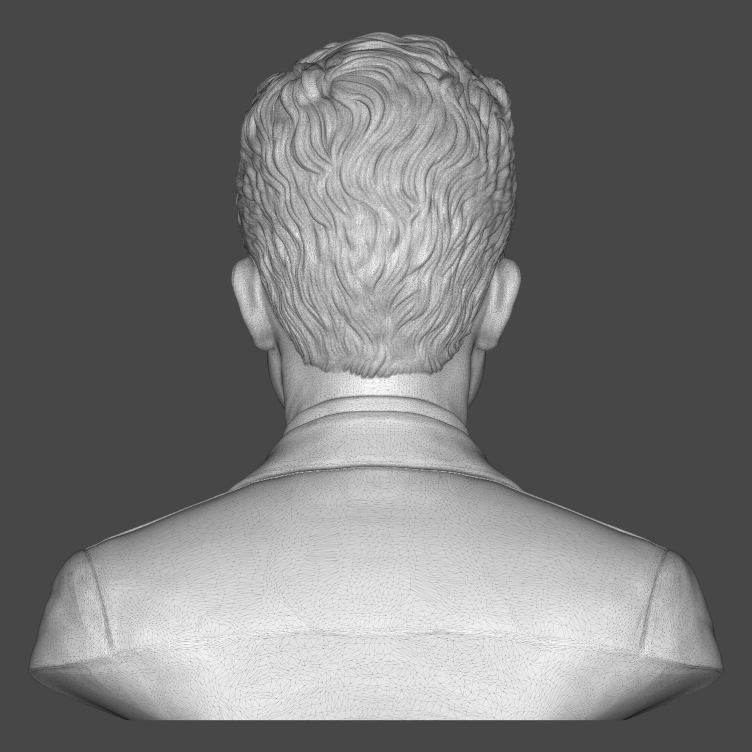 Albert Camus 3D Printable Bust 3D Model