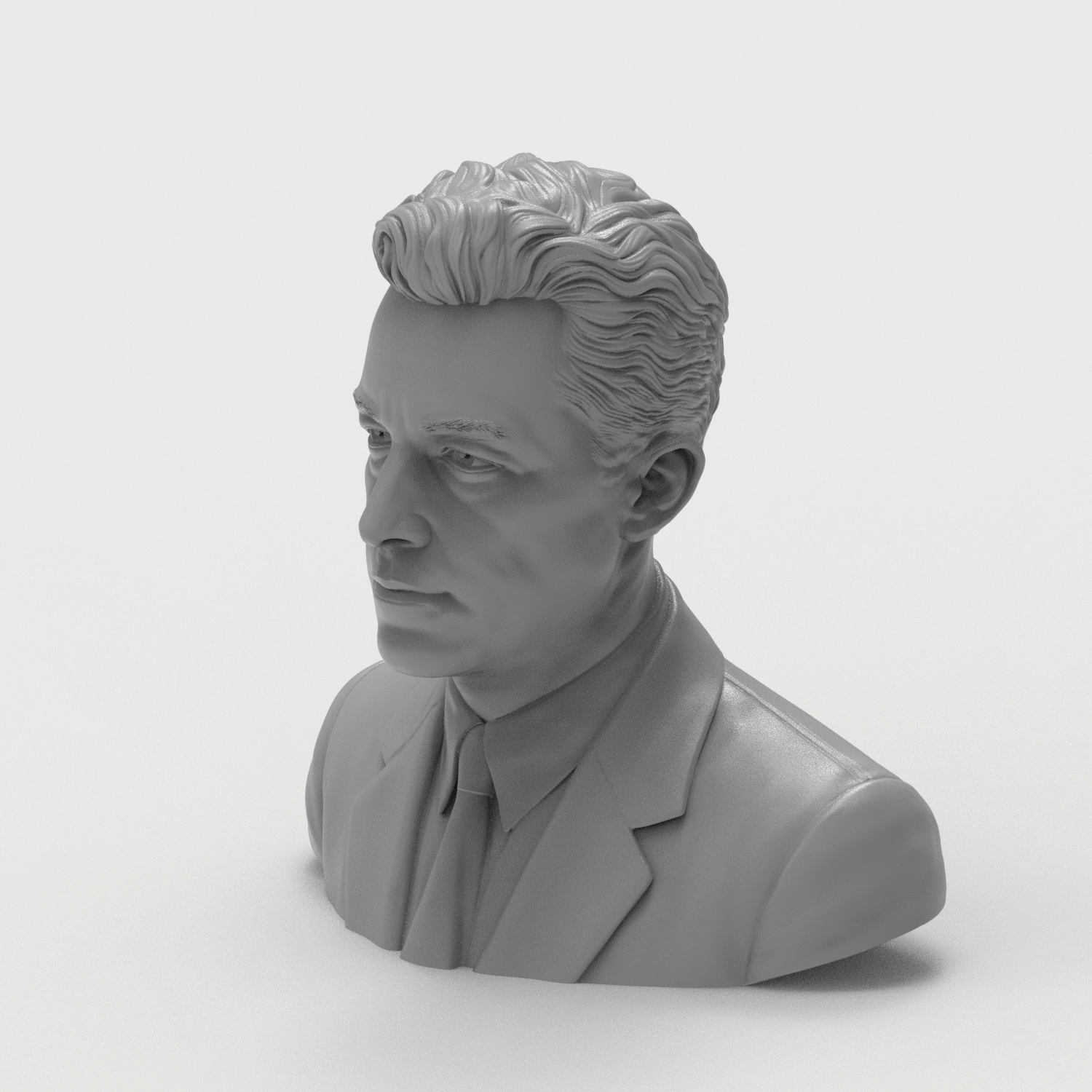 Albert Camus 3D Printable Bust 3D Model