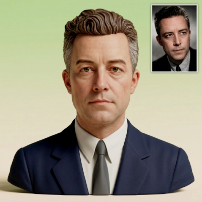 Albert Camus 3D Printable Bust