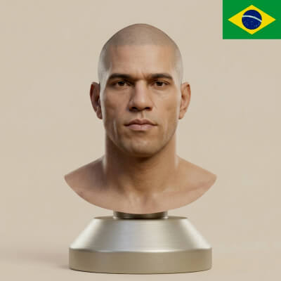 Alex Pereira 3D-Printable Bust UFC