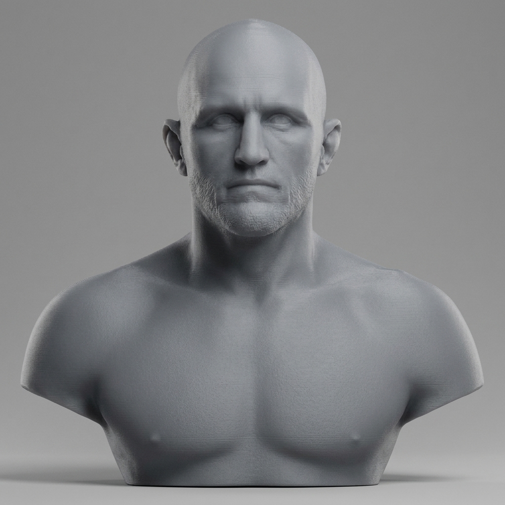 Alexander Volkanovski MMA Fighter 3D Printable Bust 3D Model