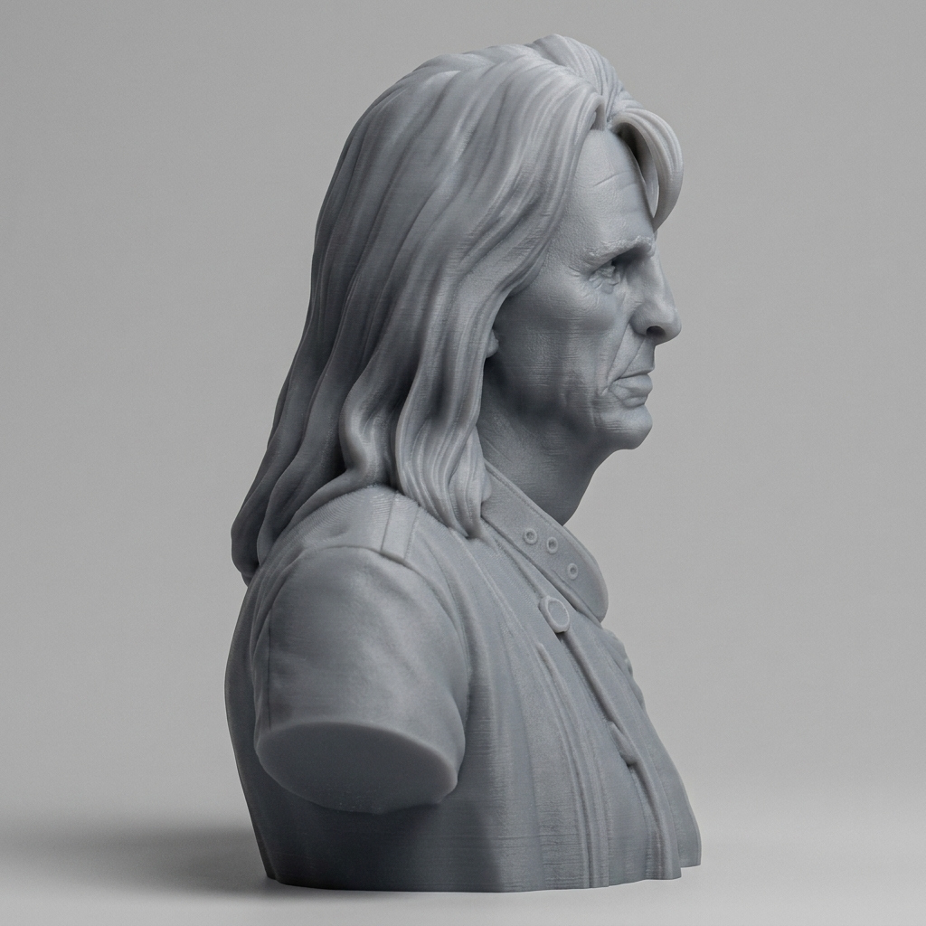 Alice Cooper 3D Printable Bust 3D Model