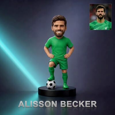 Alisson Becker Football Player Figurine 3D Print Model