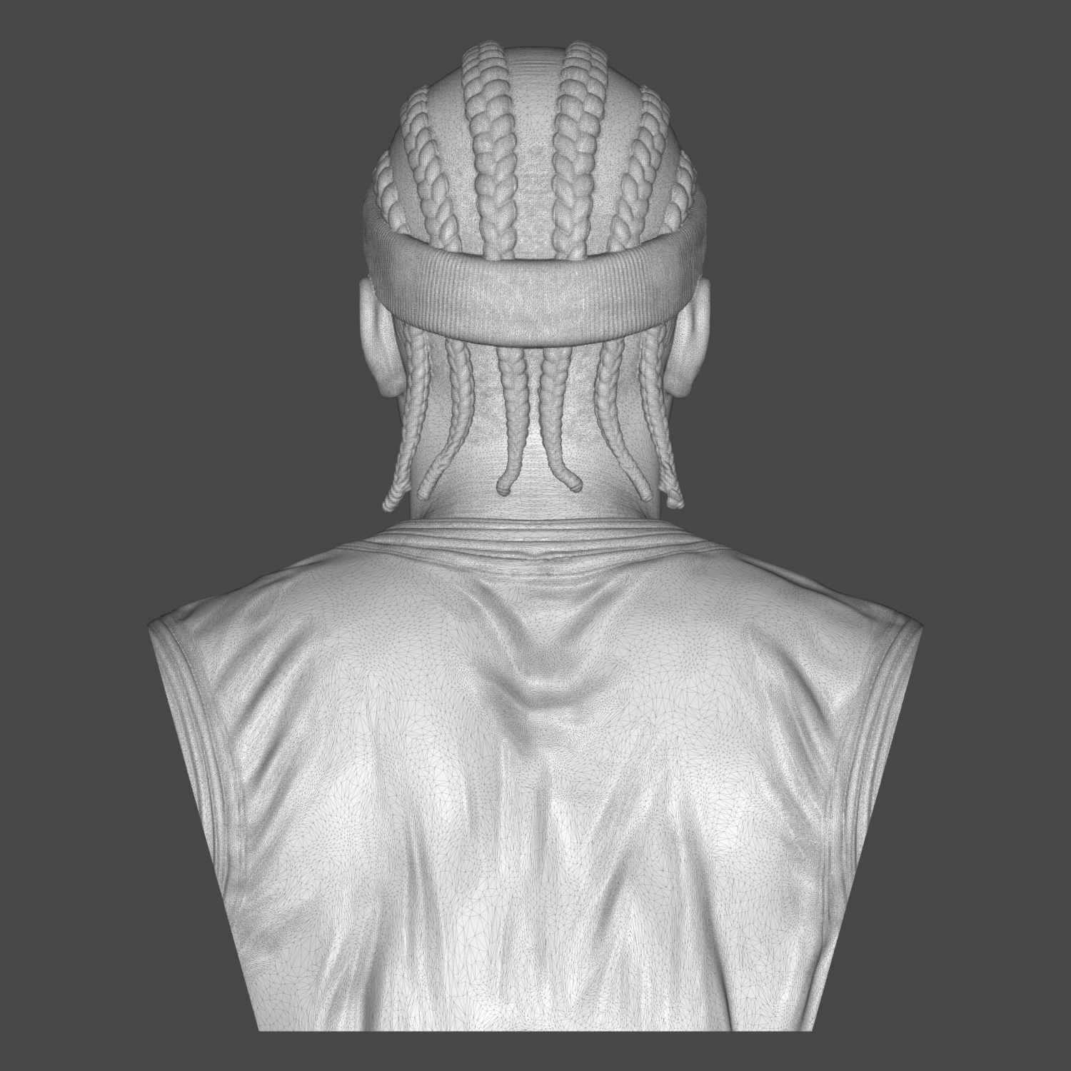 Allen Iverson 3D Printable Bust 3D Model