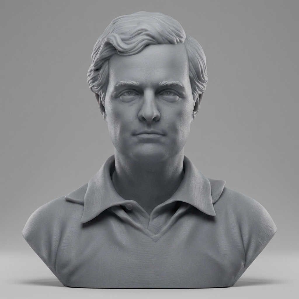 Amedeo Modigliani 3D Printable Bust 3D Model