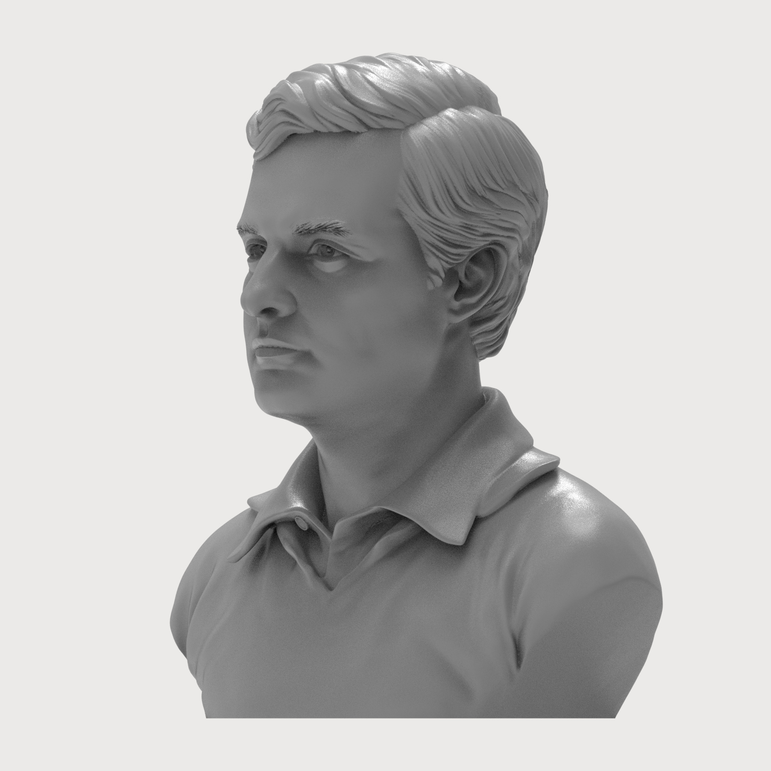 Amedeo Modigliani 3D Printable Bust 3D Model