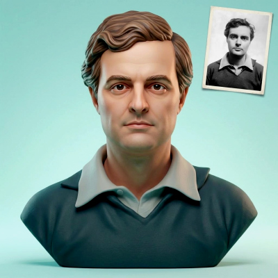 Amedeo Modigliani 3D Printable Bust