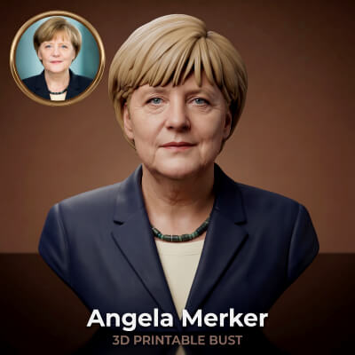 Angela Merkel Bust