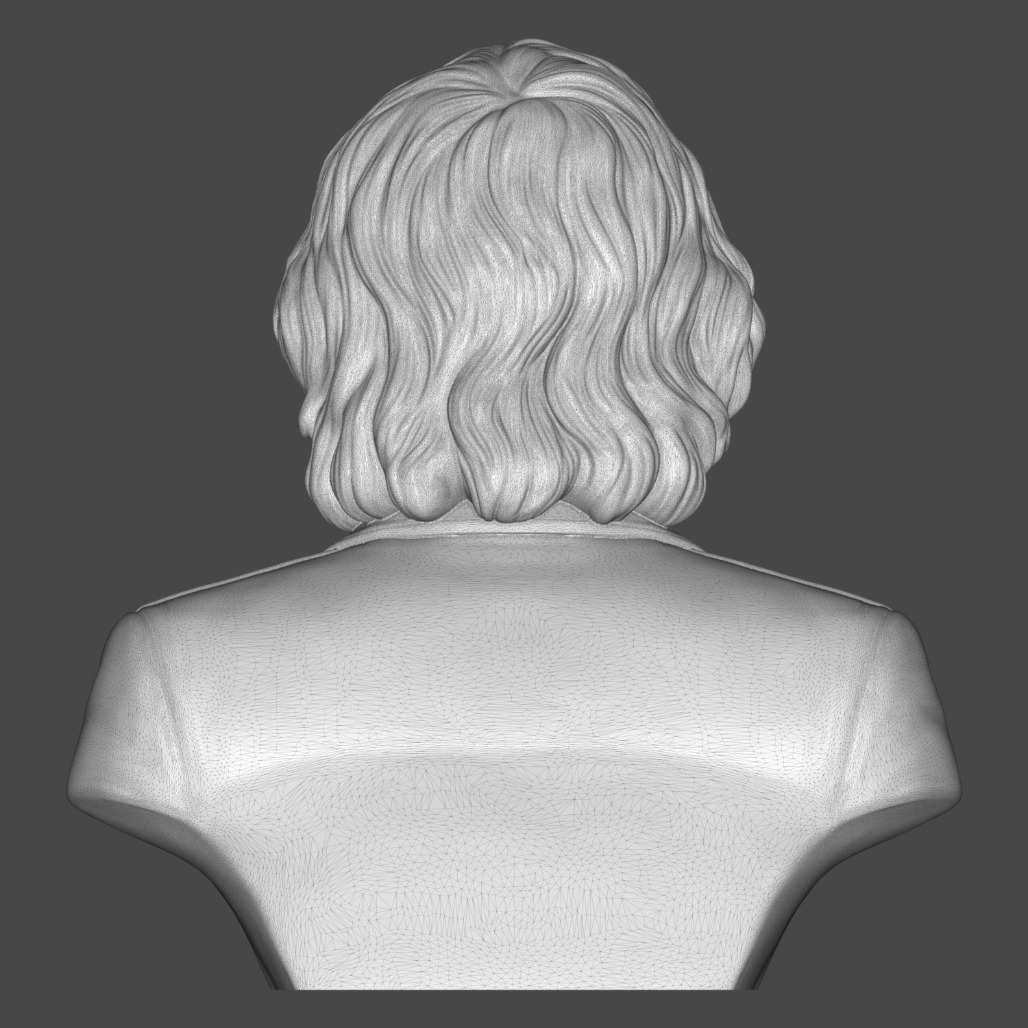 Angus Young 3D Printable Bust 3D Model
