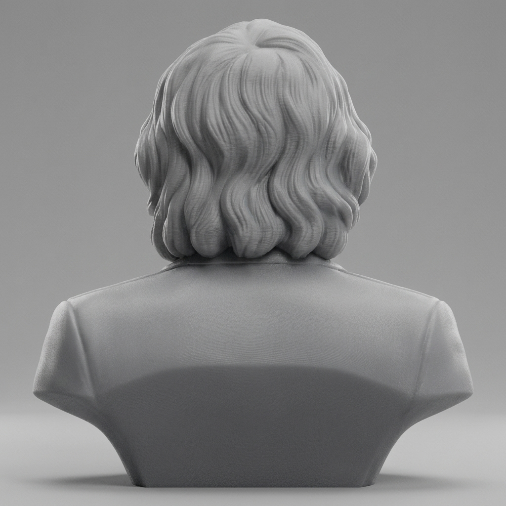 Angus Young 3D Printable Bust 3D Model