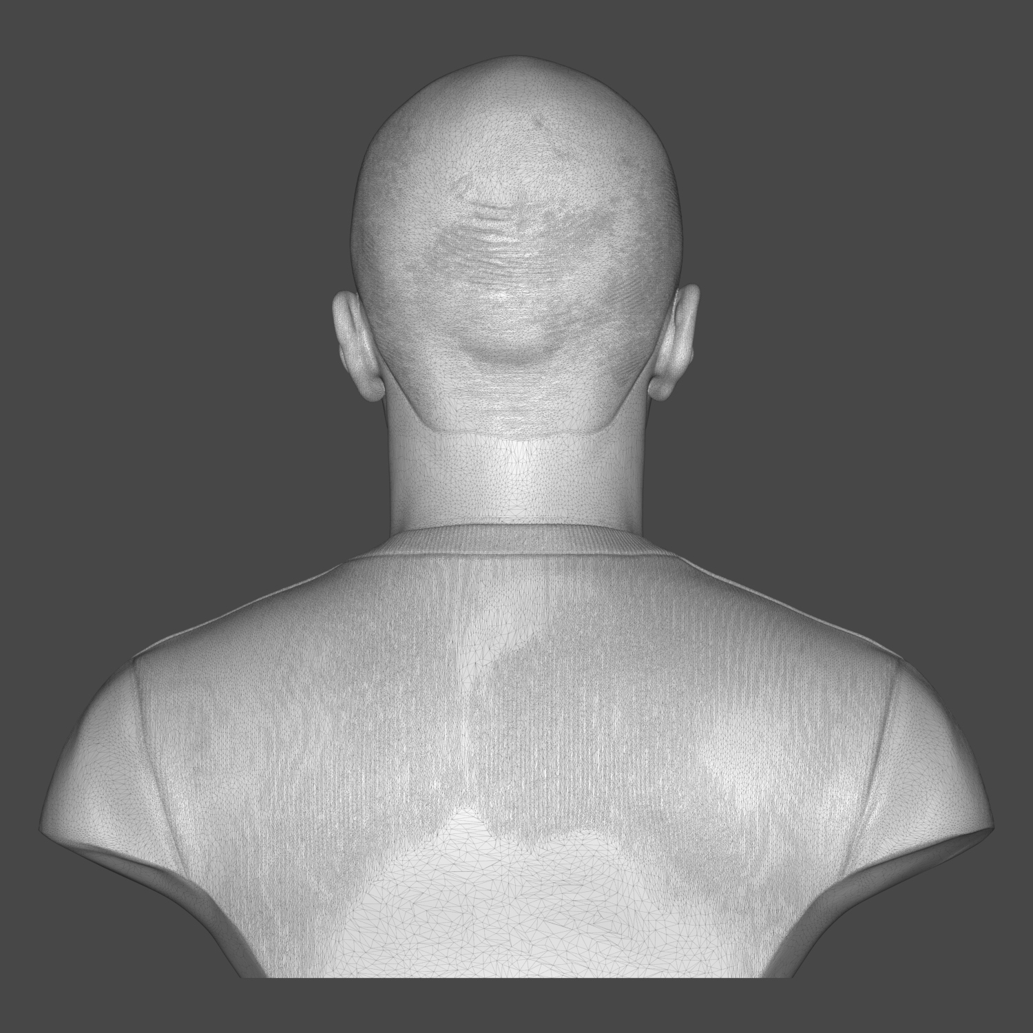 Anthony Mackie 3D Printable Bust 3D Model