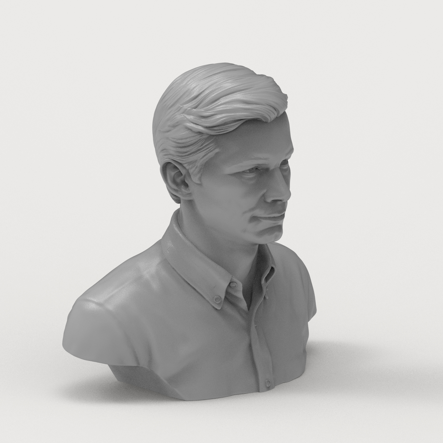 Anthony Perkins 3D Printable Bust 3D Model