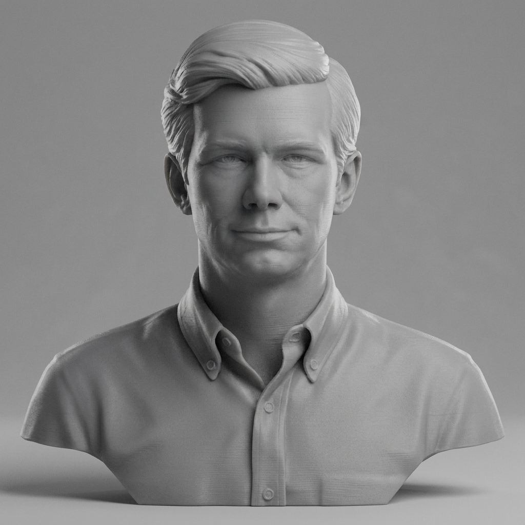 Anthony Perkins 3D Printable Bust 3D Model