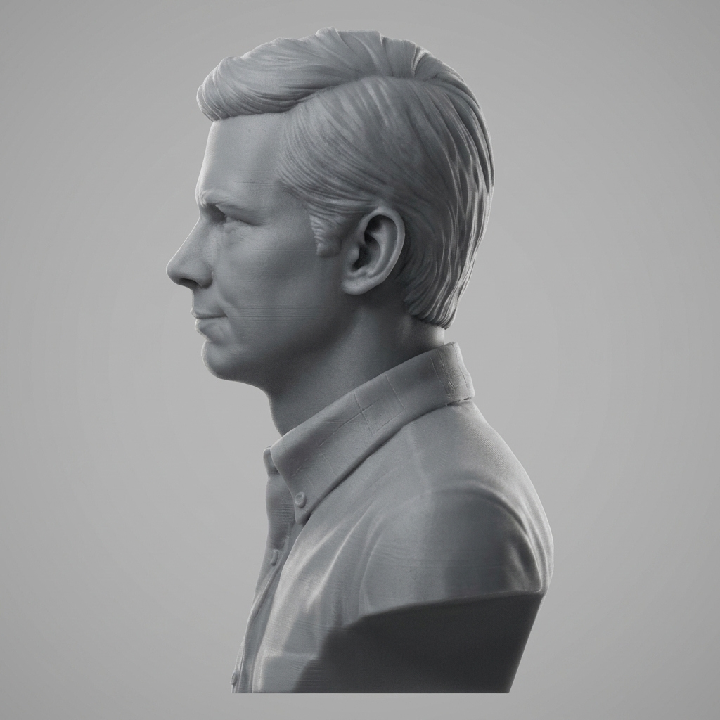 Anthony Perkins 3D Printable Bust 3D Model