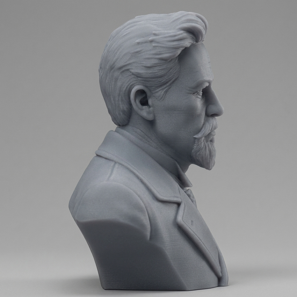 Anton Chekhov 3D Printable Bust 3D Model